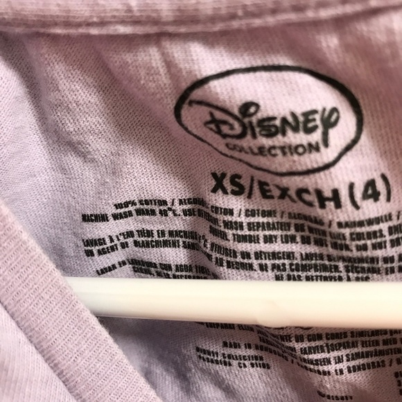 3/$15 Disney little mermaid ariel flounder kids short sleeve shirt size 4 - Picture 4 of 4